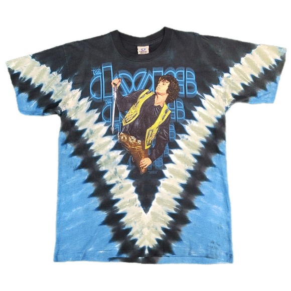 Liquid Blue Other - Vintage Jim Morrison The Doors Liquid Blue Tie Dye 2003 Band Tee Shirt Size XL